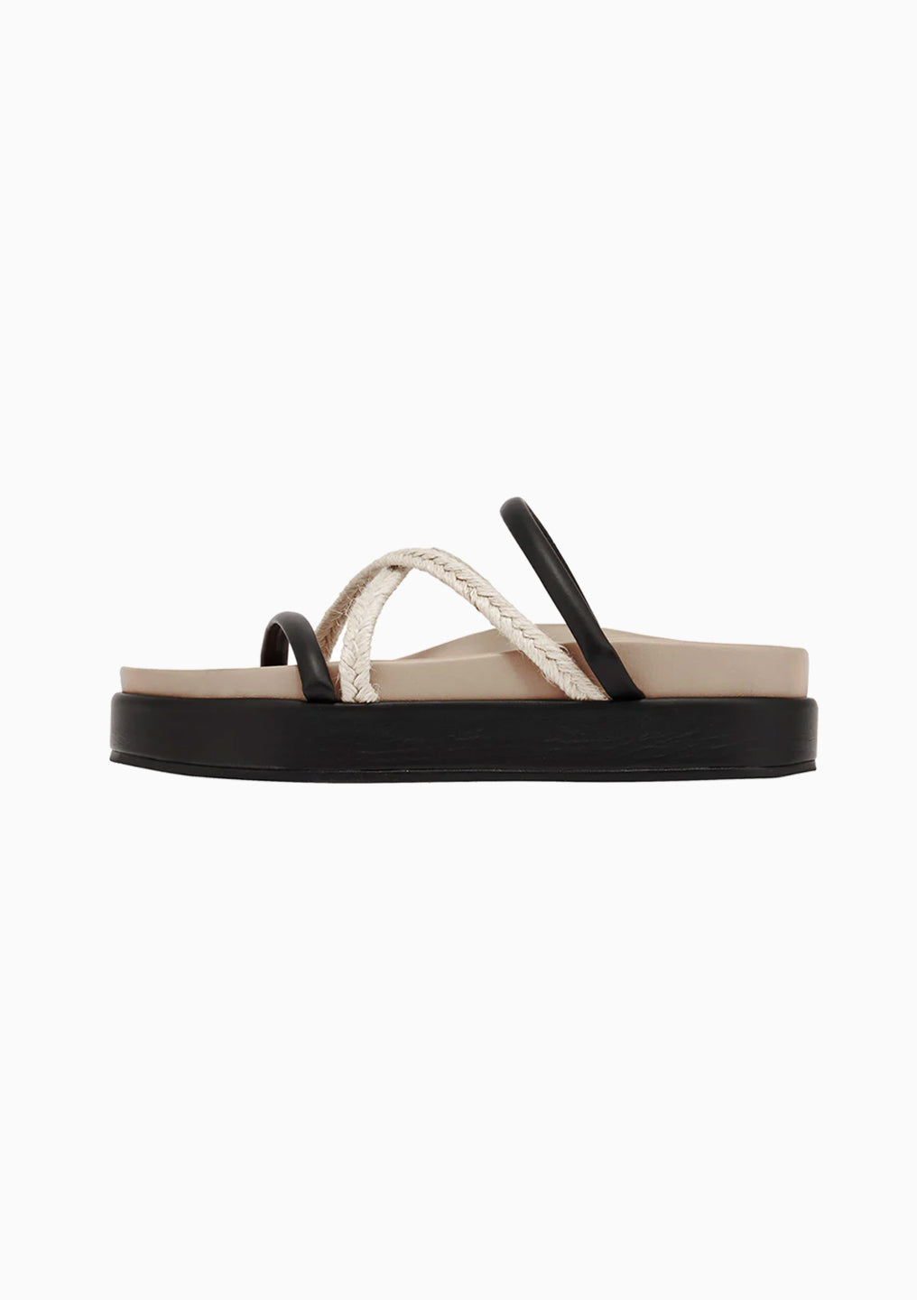 Sandal | Black/Taupe