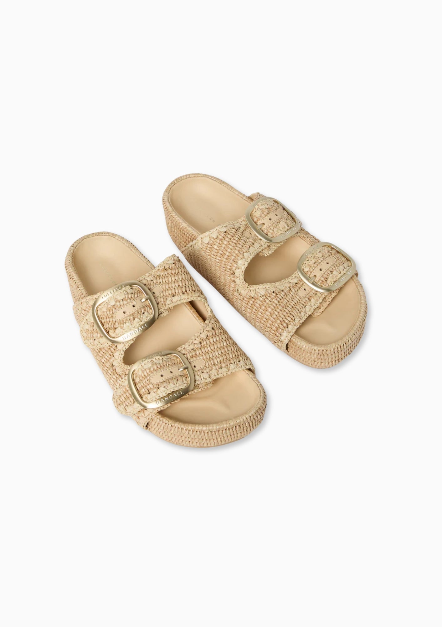 Straw Footbed Sandal | Natural - 图片 4