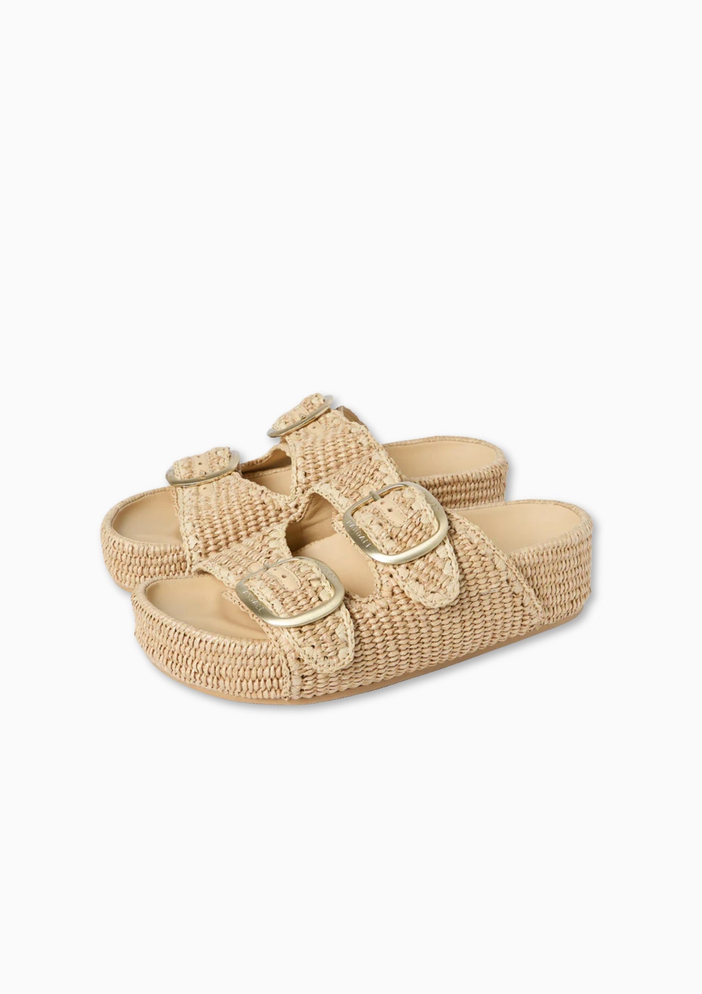 Straw Footbed Sandal | Natural - 图片 3